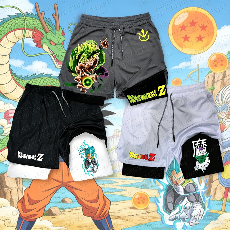 Men'S Shoes Good For Running - Shorts imprimés Dragon Ball Anime pour