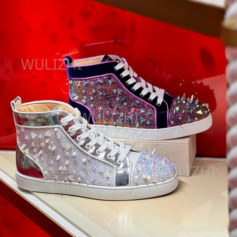 Men'S Shoes For Suits - Baskets pour hommes à rivets en