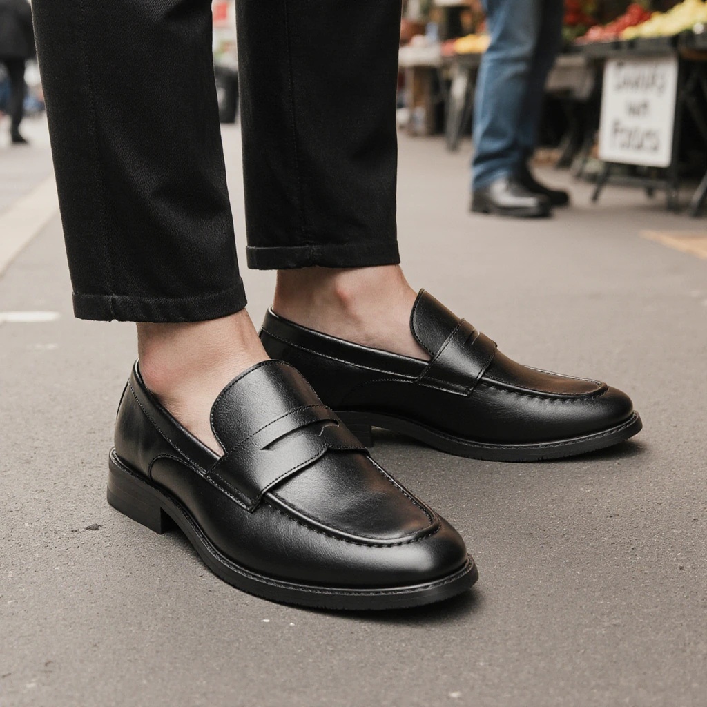 Mocassins noirs pour hommes, c - Men'S Shoes For Suits avis et prix
