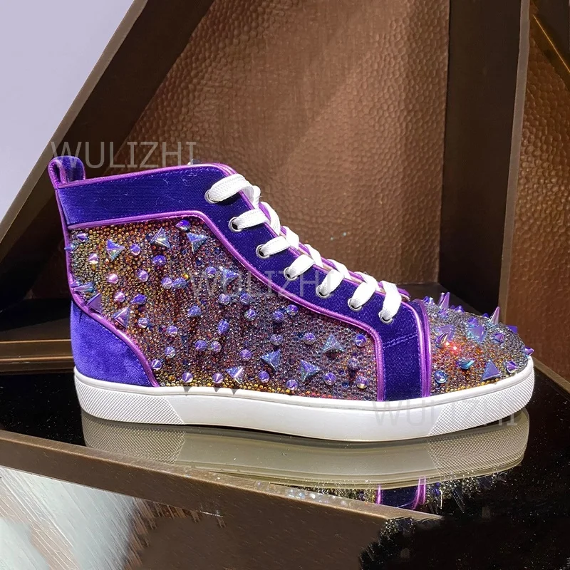 Baskets pour hommes à rivets e - Men'S Shoes For Suits avis et prix